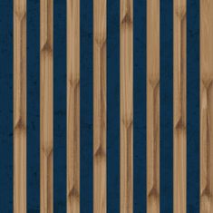 Muralo Tapeta Ozdobná Dřevěná PRKNA Efekt Betonu 3D