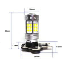 motoLEDy LED žárovka PH19W 12-18V canbus strong 1500lm