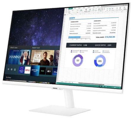 Samsung Smart Monitor M5 (LS27BM500EUXEN) skvelý obraz VA 60 Hz