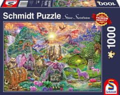 Schmidt Puzzle Začarované dračí království 1000 dílků