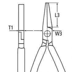 Knipex 20 01 125 Ploché kleště