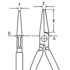 Knipex Kleště na elektroniku 145 mm