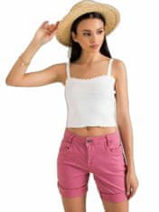 Kraftika Sublevel špinavé růžové dámské džínové šortky, velikost s