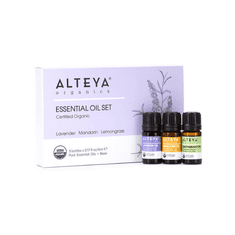 Alteya Organics Dárkový set esenciálních olejů Alteya Organics 3x5 ml