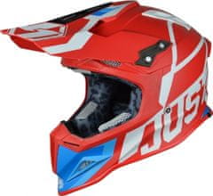 JUST 1 HELMETS Moto přilba JUST1 J12 UNIT červeno/bílá XL