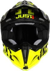 JUST 1 HELMETS Moto přilba JUST1 J12 PRO RACER carbon/neonově žlutá XL