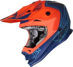 JUST 1 HELMETS Dětská helma JUST1 J32 VERTIGO modro/fluo oranžová YS