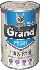 GRAND Deluxe 100% RYBÍ pro kočku 400g