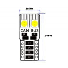 motoLEDy W5W LED T10 12V-18V canbus 320lm žárovka