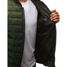 Dstreet Pánská NEWSTYLE bunda prošívaná bomber jacket zelená tx2211 M