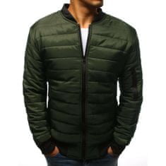 Dstreet Pánská NEWSTYLE bunda prošívaná bomber jacket zelená tx2211 M