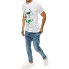 Dstreet Pánské tričko T-shirt s potiskem bílé RX4154 rx4154 M