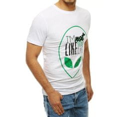 Dstreet Pánské tričko T-shirt s potiskem bílé RX4154 rx4154 M