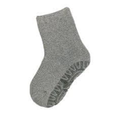 Sterntaler Ponožky ABS protiskluzové chodidlo SOFT PURE, froté, šedé 8041411, 30
