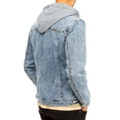 Dstreet Pánská džínová bunda s kapucí modrá tx3615 M