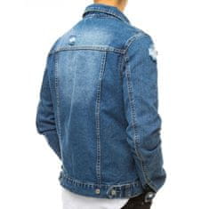 Dstreet Pánská džínová bunda modrá tx3618 XL