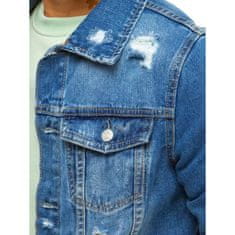Dstreet Pánská džínová bunda modrá tx3633 XL