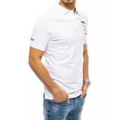 Dstreet Pánské tričko s potiskem bílé LONDON px0436 M