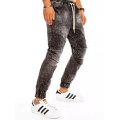Dstreet Pánské džínové kalhoty tmavě šedá ux3225 s34