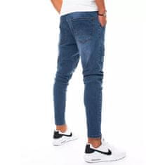 Dstreet Pánské džínsové jogger kalhoty světle modré YOUTH ux3293 s31