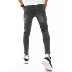 Dstreet Pánské jeans kalhoty s kapsami šedé ux3290 s31