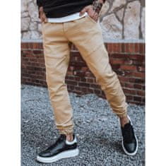 Dstreet Pánské jogger kalhoty khaki ux3301 S