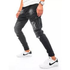 Dstreet Pánské bojové džíny černá ux3254 s33