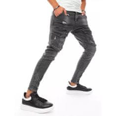Dstreet Pánské jogger kalhoty tmavě šedé FREE ux3288 s30