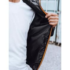 Dstreet Pánská zimní bunda prošívána s kapucí černá SPORT tx3785 M