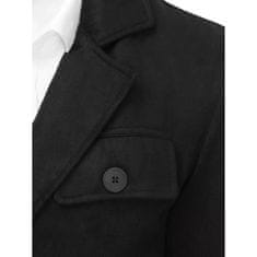 Dstreet Pánský dvouřadý zimní kabát CITY černá cx0431 L