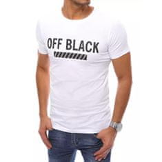 Dstreet Pánské tričko OFF bílé rx4708 XL