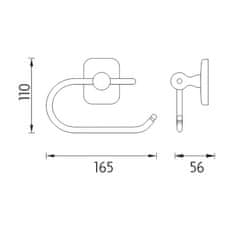 NIMCO Držák na toaletní papír NIMCO SIMONA SI 7255-26