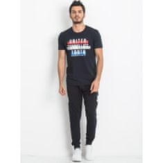 TOMMYLIFE TOMMY LIFE Pánské tmavě modré tričko 298-TS-TL-85133.01X_325408 S