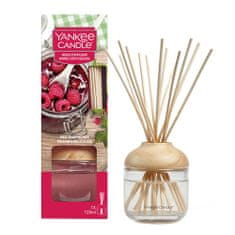 Yankee Candle Aroma difuzér , Červená malina, 120 ml, 12 stébel