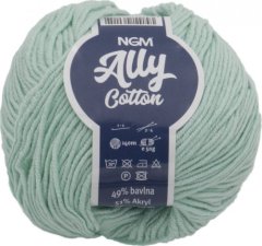 Bellatex Příze ALLY cotton - 50g / 140 m - mentolová