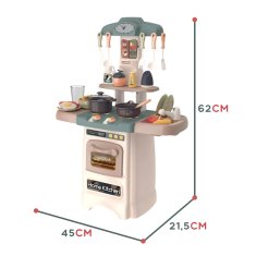 WOOPIE Woopie Módní Kuchyně S Vodním Okruhem Hořák Světlo Zvuk + 29 Akc.