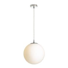 RED Design Rendl RENDL LUNA 30 závěsná opálové sklo/chrom 230V LED E27 15W R13747