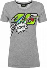 VALENTINO ROSSI Dámské triko POP ART šedé 352205 XS