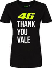 VALENTINO ROSSI Dámské triko "Thank you Vale" černé 428104 M