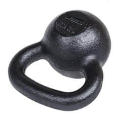 HMS Litinový kettlebell KZG12 12 kg, černý