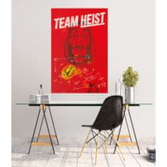 CurePink Plakát La Casa De Papel|Papírový dům: Team Heist (61 x 91,5 cm)