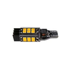 motoLEDy W16W LED T15 12V-24V canbus oranžová velmi silná 1400lm