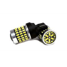 motoLEDy W21/5W LED žárovka 7443 12-24V CANBUS 2100lm bílá s objektivem