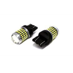 motoLEDy W21/5W LED žárovka 7443 12-24V CANBUS 2100lm bílá s objektivem