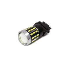 motoLEDy P27W LED žárovka 3156 12-24V CANBUS 1800lm bílá s objektivem