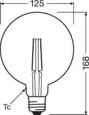 Osram OSRAM Vintage 1906 LED CL PINECONE FIL GOLD 40 non-dim 4,5W/825 E27