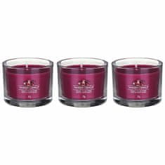 Yankee Candle Sada votivních svíček ve skle Sweet Plum Sake 3 x 37 g