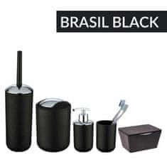 Wenko Nádoba na WC BRASIL BLACK + štětka