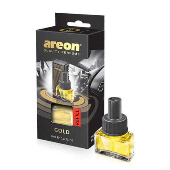 Areon Vůně do auta AREON CAR - Gold - náhradní náplň 8 ml