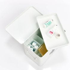 Zeller Skříňka na léky v bílé barvě, 32 x 20 x 20 cm